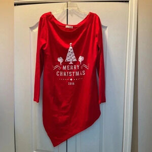 Christmas Long Sleeve Cotton Shirt, NEW! Size 3X